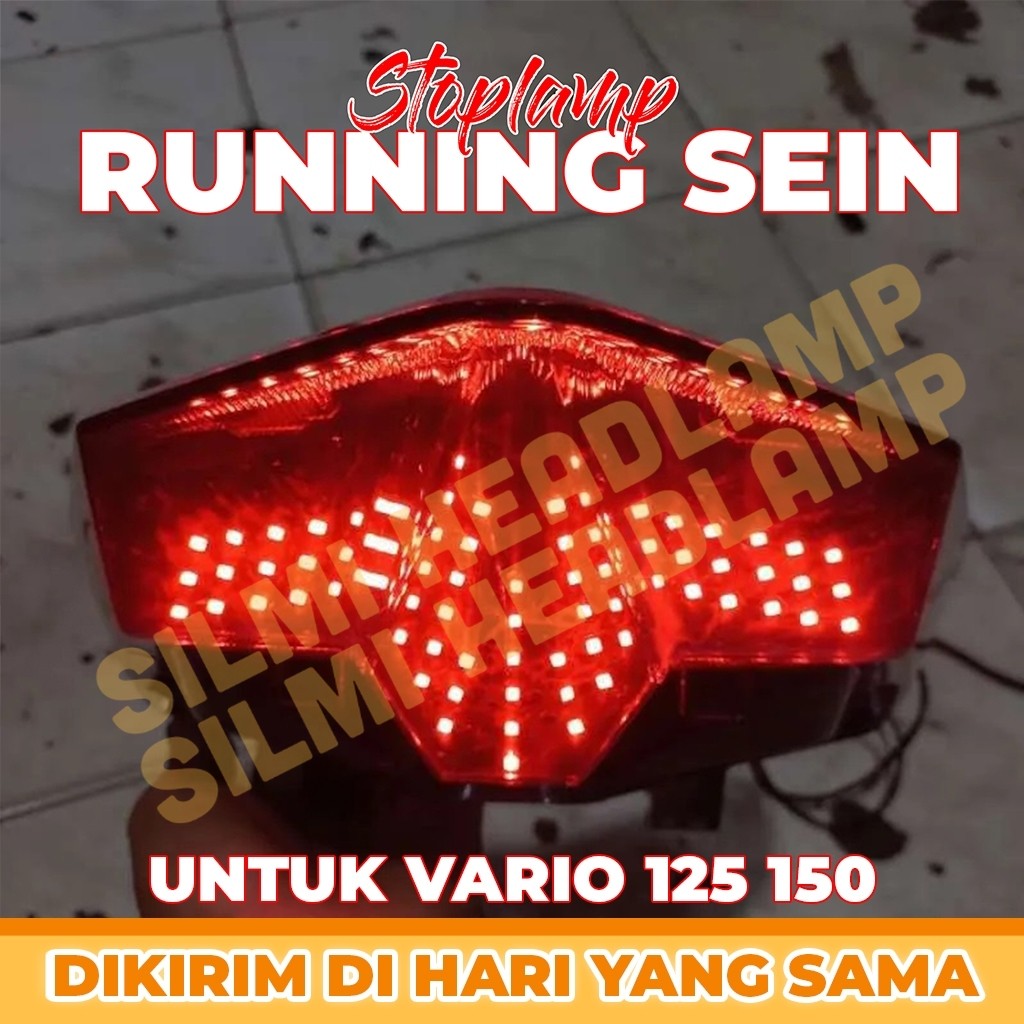 LAMPU STOPLAMP VARIO 125 150 NEW BISA SEIN 8 MODE VARIASI / LAMPU REM BELAKANG VARIASI VARIO 125 150