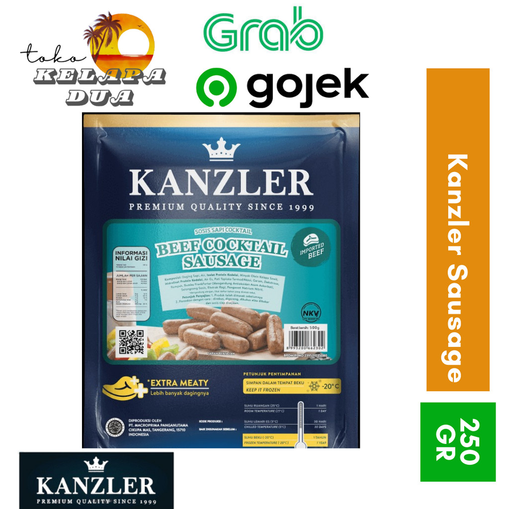 

Kanzler Beef Cocktail 250/500 gr Instan - Sameday Only