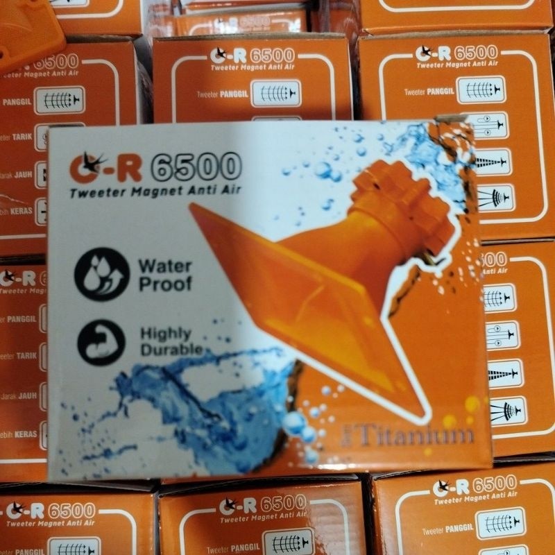 Tweeter Orange OR 6500 anti air seri titanium / Speaker OR6500 Water Proof / SPEAKER WALET / TWEETER