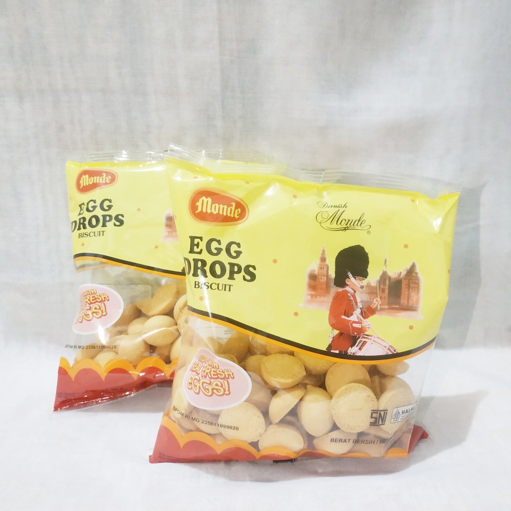 

Murah - Monde Egg Drops Biscuit Telur 110 Gr Biskuit Premium