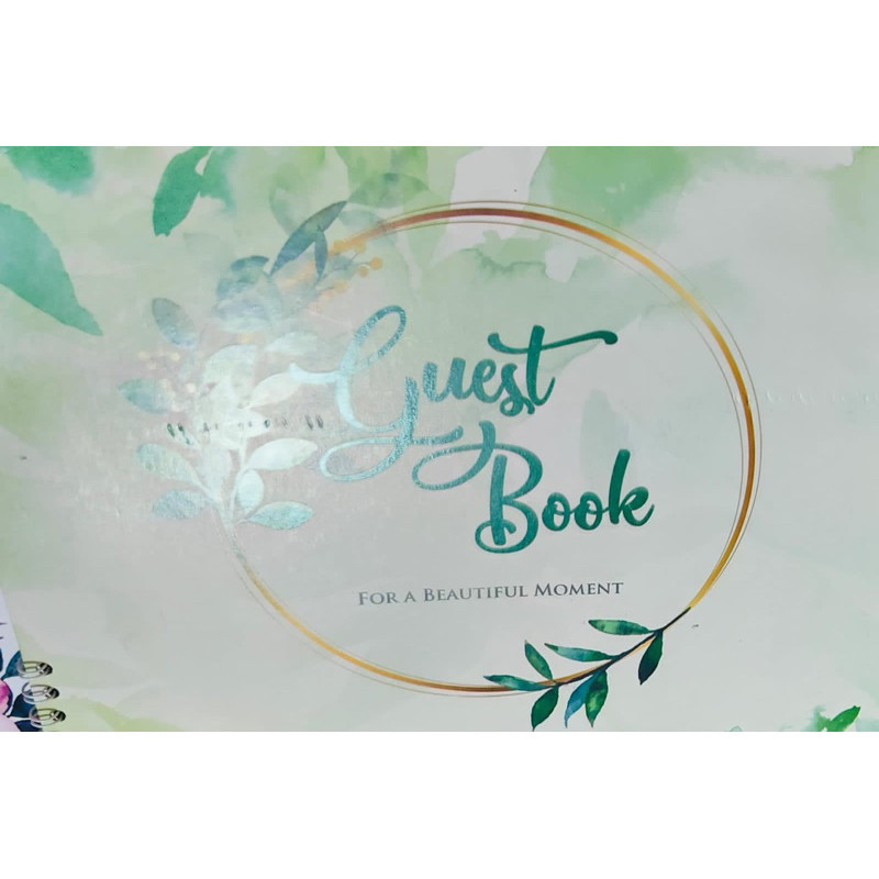 

2 PCS BUKU TAMU UNDANGAN/ GUEST BOOK