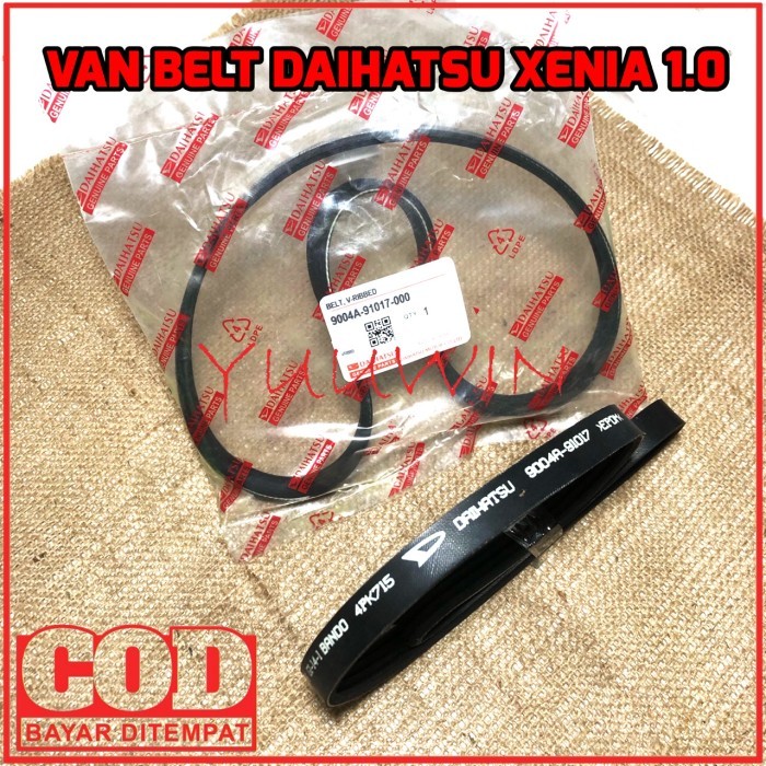 VAN BELT XENIA 1.0 - TALI KIPAS XENIA 1000cc - FAN BELT XENIA 4PK715