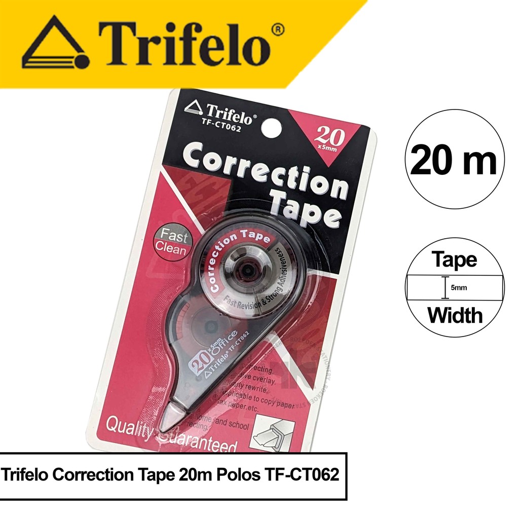 

Trifelo Correction Tape 20m Polos TF-CT062