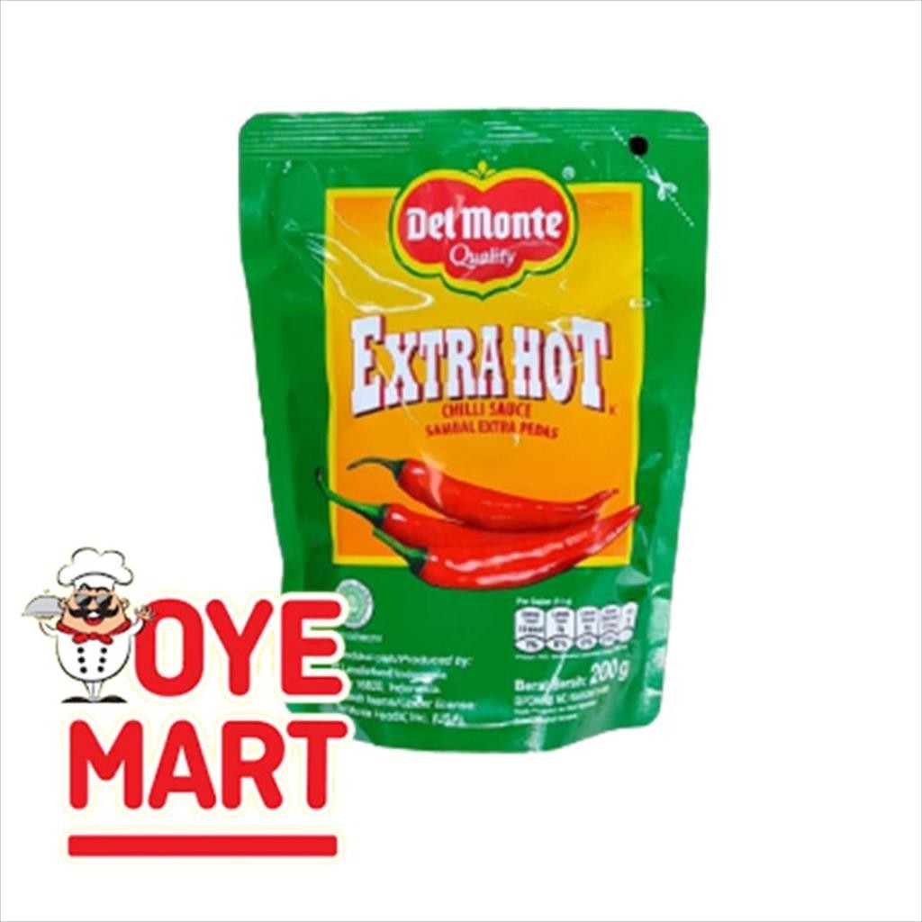 

DELMONTE EXTRA HOT POUCH 200GR SAUS SAMBAL PEDAS DEL MONTE