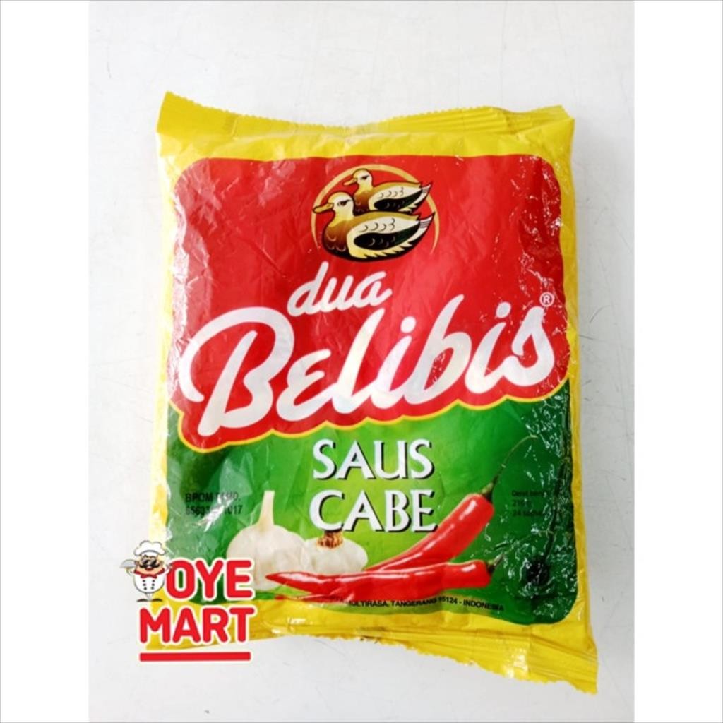 

DUA BELIBIS SAUS CABE SACHET 24X9GR / SAOS CABE SACHET 216GR