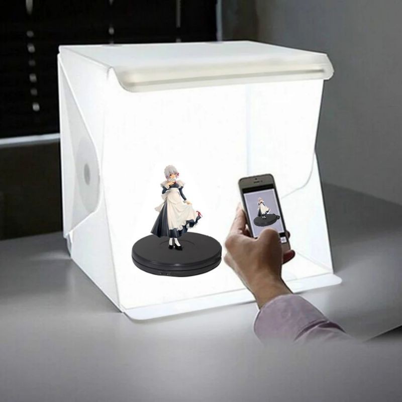 Mini Foto Studio Box LED/ Alat Foto Produk/Kotak Lampu untuk Foto Produk/ Tempat Foto