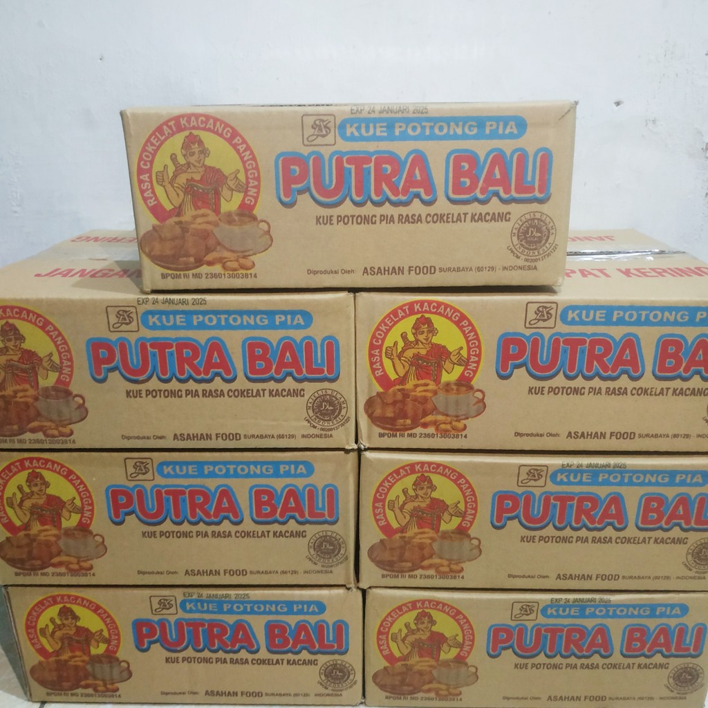 

MURAH - Grosir Kue Potong Pia Putra Bali 1 Karton isi 10 Renceng