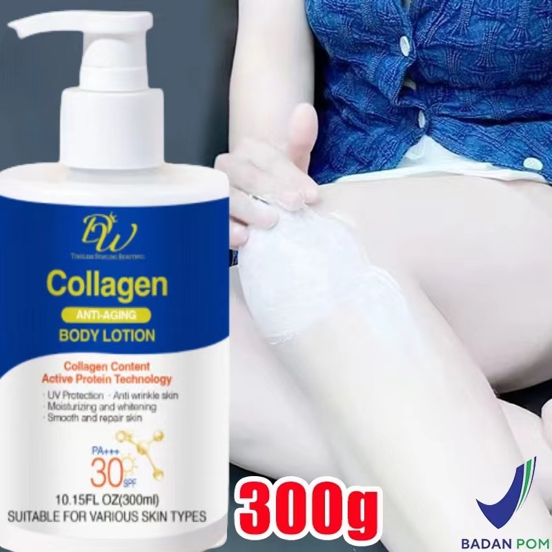 DW Collagen body lotion pemutih handbody pemutih lotion Whitening body pemutih kulit losyen handbody