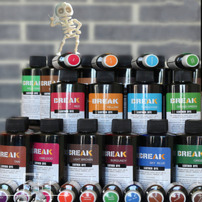 

32 Color Leather, Alcohol Dye, Handmade Leather Products, Leather Shoes, Trimming, Edge Sealing, Bright Leather, Coloring Dye
