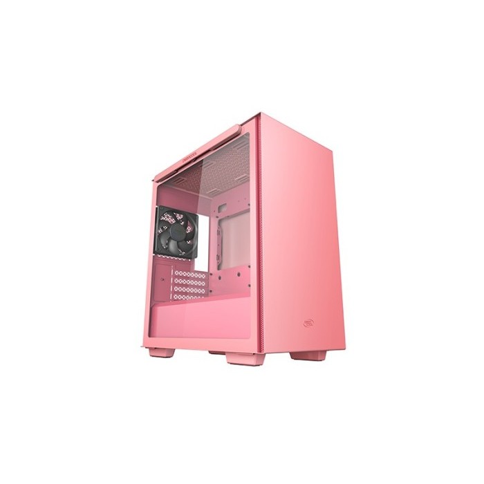 Deepcool Macube 110 PINK - Tempered Glass m-ATX Gaming PC Case