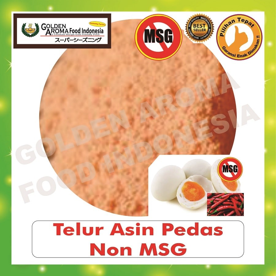 

Bubuk Tabur Rasa Telur Asin Pedas Non MSG 100Gr Bumbu Halal Murah Seasoning Powder Spicy salted egg