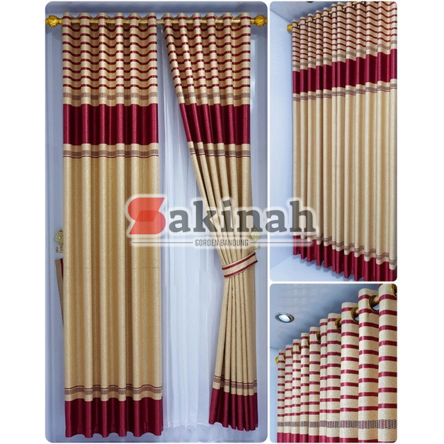 𝐒𝐀𝐊𝐈𝐍𝐀𝐇 Gorden blackout jendela pintu minimalis lebar 1.5 meter panjang 2.5 meter