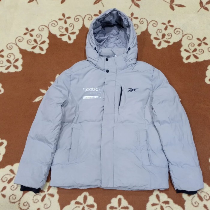 jaket bulang REEBOK tebal size XL casual gunung bagus