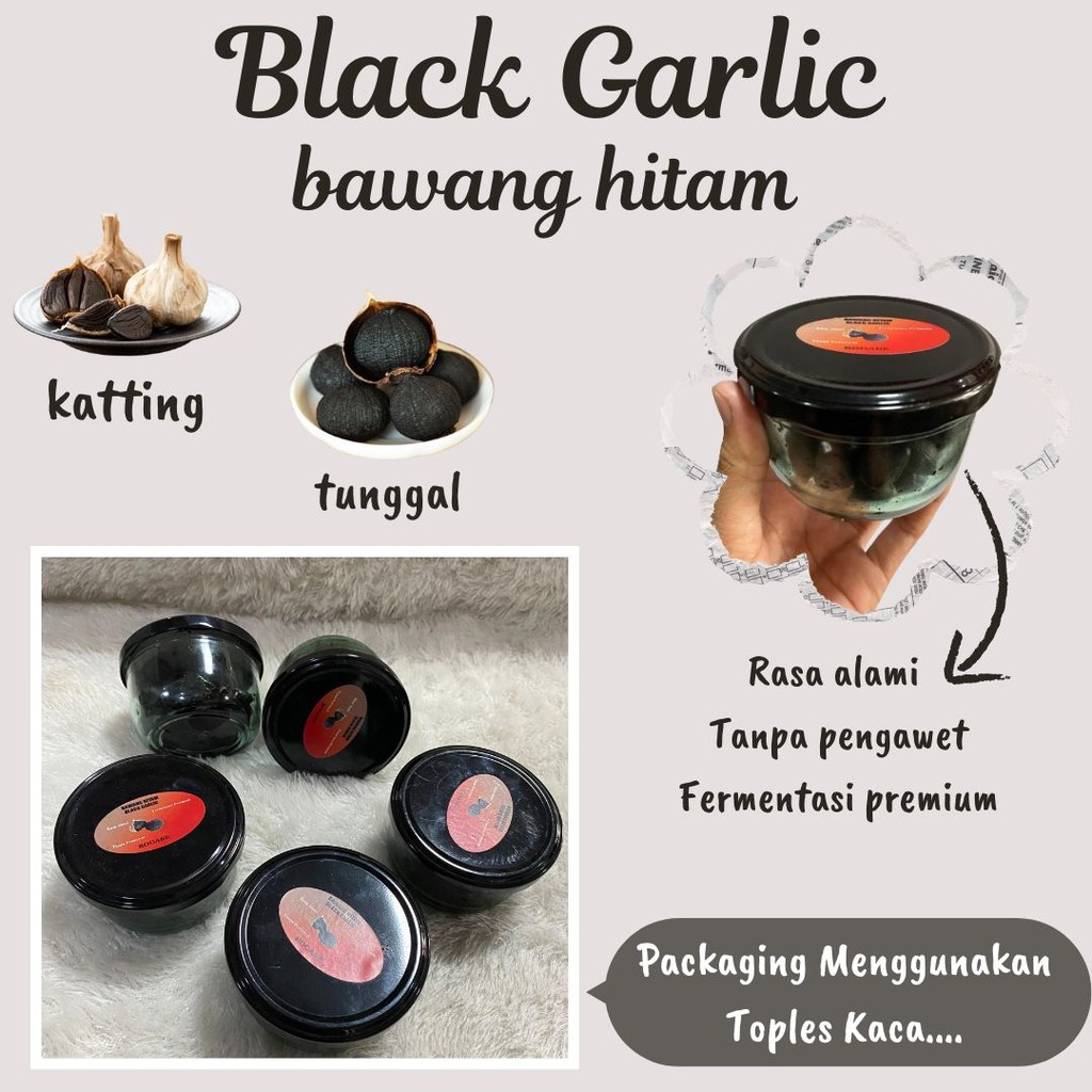 

Black Garlic - Bawang Hitam Tunggal - Bawang Hitam Kating - 100% Asli - HERBAL BERMACAM KHASIAT / Y N