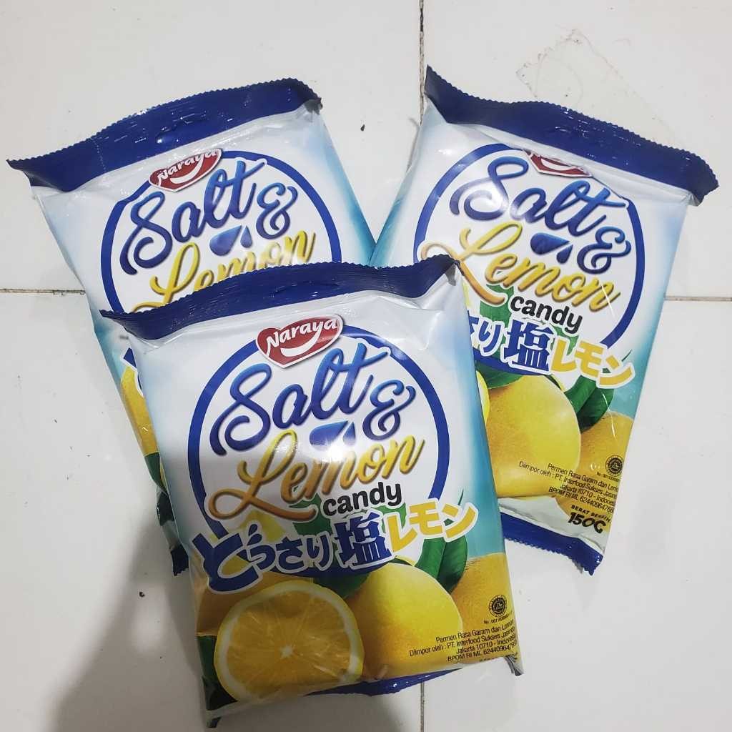 

️YERAH GROSIR NARAYA SALT&LEMON CANDY 150GR