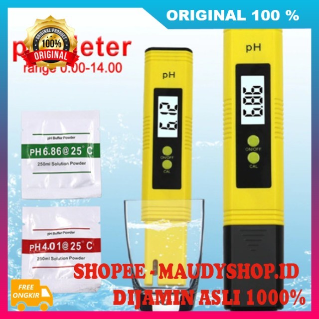PH Meter Digital Alat Pengukur PH Air Alat Ukur PH Air Minum Akuarium ASLI ORI