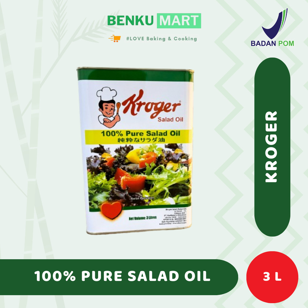 

Kroger 100% Pure Salad Oil 3 Liter