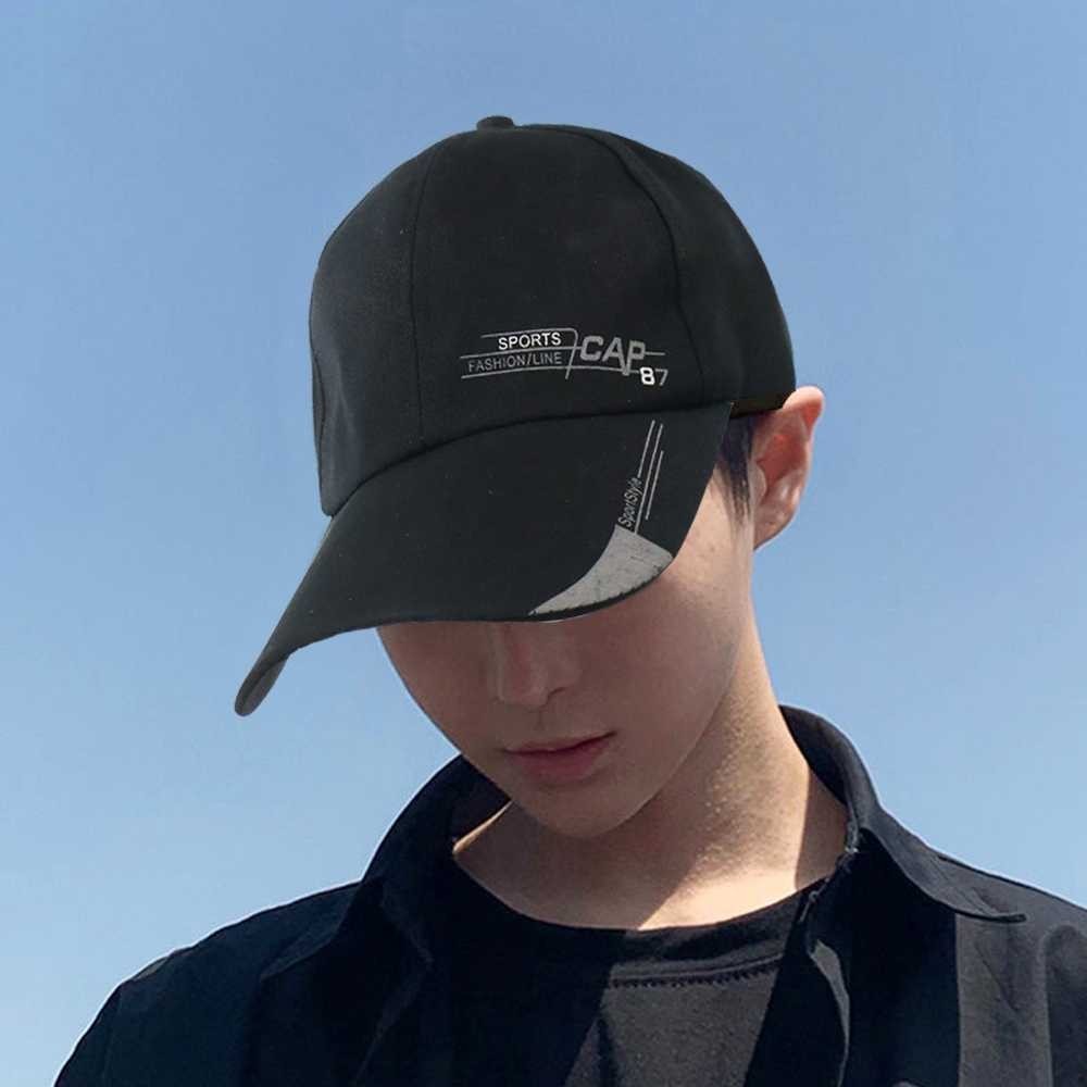Topi Baseball Cap Long Visor Sport Style Topi Hitam Topi Baseball Topi Golf Topi Pria Keren