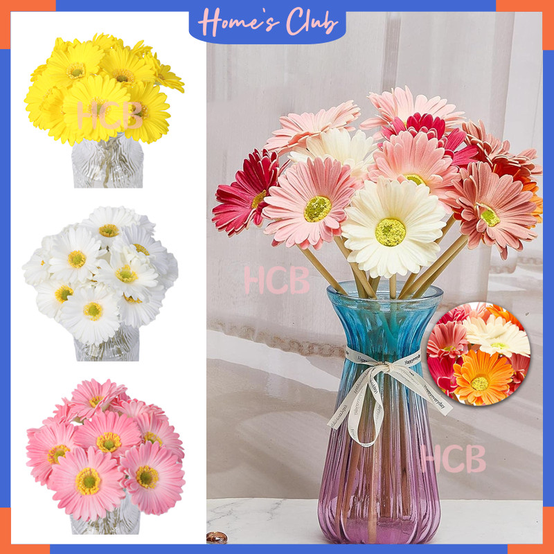 Bunga Daisy Gerbera / Latex Artificial Bunga Daisy / Bunga Daisy Latex