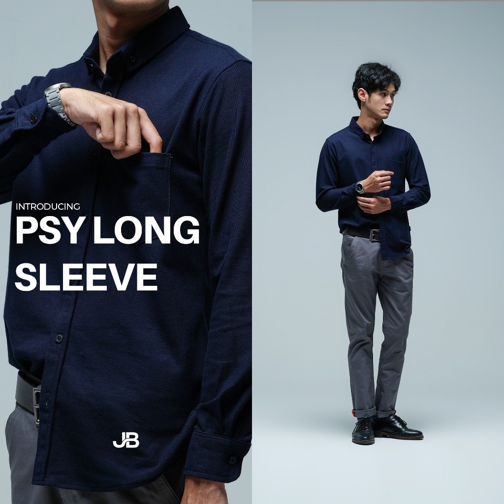 Style korea Kemeja Lengan Panjang Pria atasan pria polos
