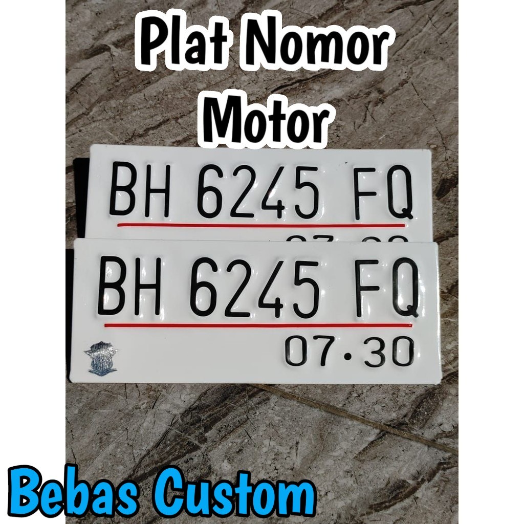 Buat Plat Nomor Motor Custom Free List Stiker