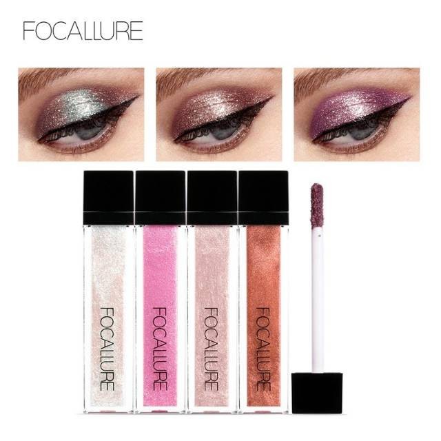 Focallure Glitter & Glow Liquid Eye Shadow / Focallure Eyeshadow Cair luginasari