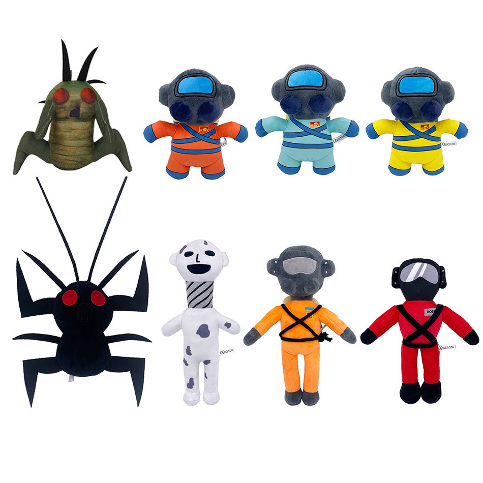 20-30cm Lethal Company Plush Coil Head Long Necked Figure Soft Stuffed Animal Plushie Home Decor Col
