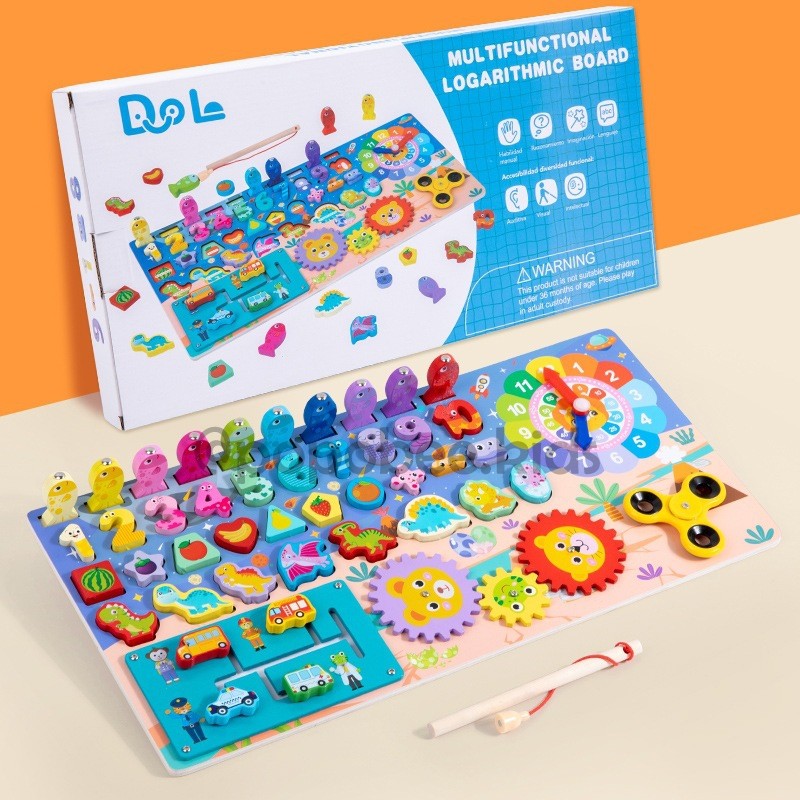 TAB | Puzzle Edukasi Anak - Mainan Edukasi Puzzle Kayu - Aktivitas Montessori