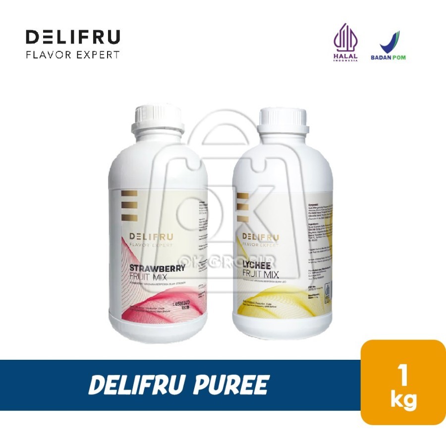 

Delifru Puree Fruit MIx Buah Puree (Botol 1 kg)