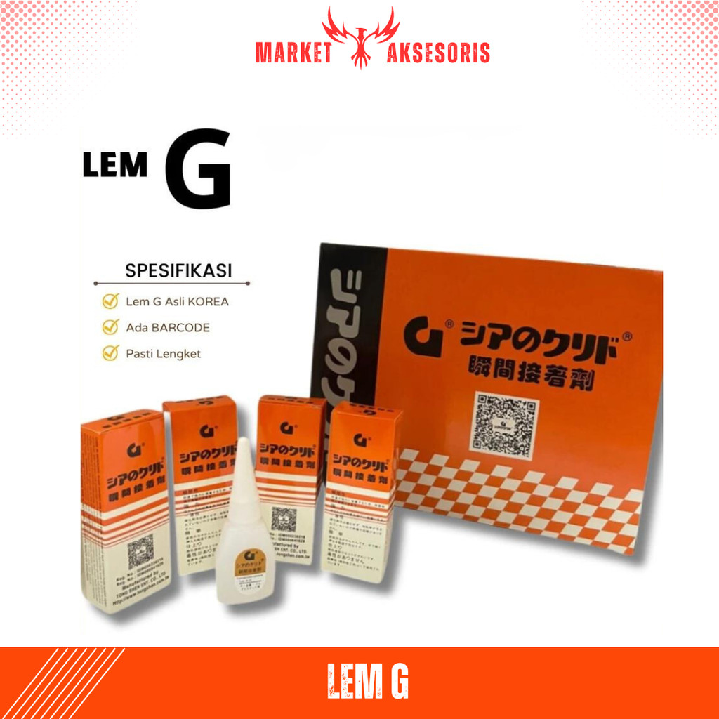 

Lem G Lem Mini Serbaguna Lem Besi Plastik Porcelain Karet Logam Kulit Keramik Daya Rekat Kuat