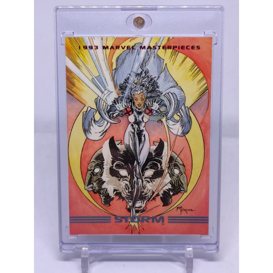 ORIGINAL kartu 1993 Marvel Masterpieces Storm XMEN X-MEN VERY RARE