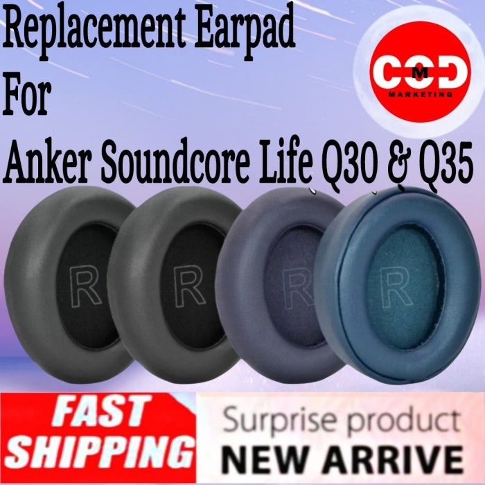 Bantalan Earcup Foam Earpad Cushion Anker Soundcore Life Q30 Q35