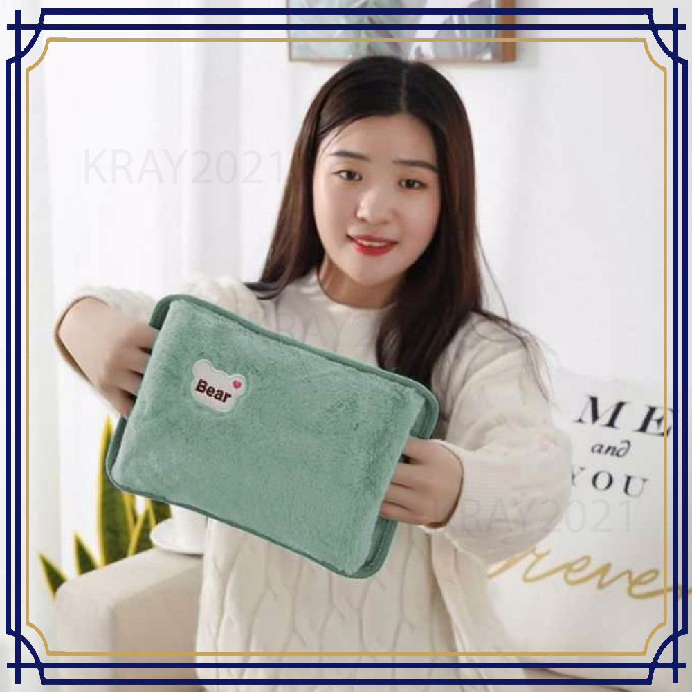 Bantal Penghangat Perut Haid Elektrik Kompres Hot Water Bag -HL691