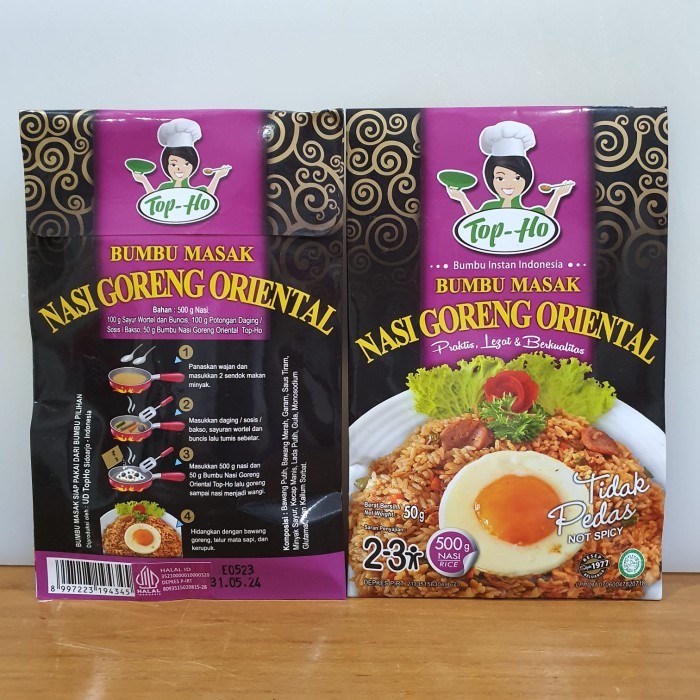 

TOPHO BUMBU NASI GORENG ORIENTAL 50g