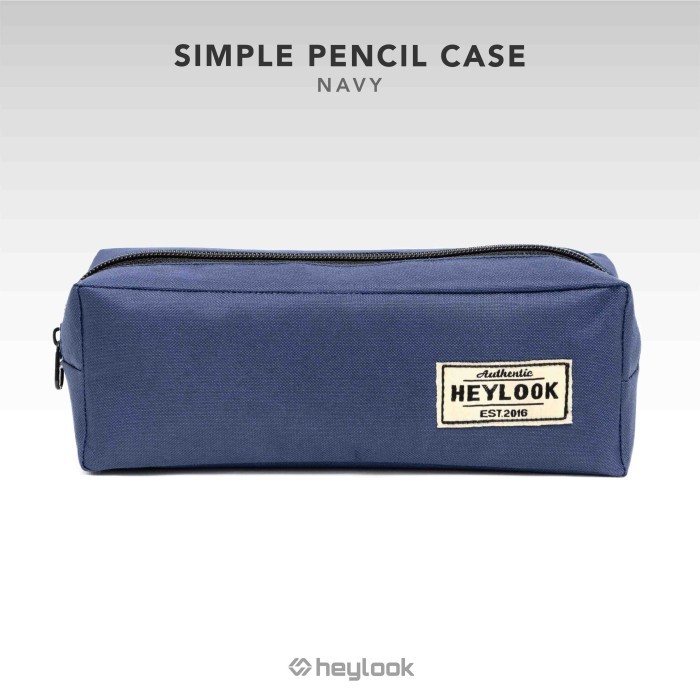 

New Collection Tempat Pensil Kotak Pensil ATK Sekolah Cowok Cewek SD SMP SMA Kerja - Navy
