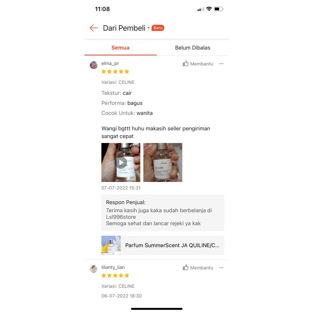 Parfume viral tiktok SUMMER SCENT / parfume summerscent unisex pria dan wanita ORIGINAL 35ml