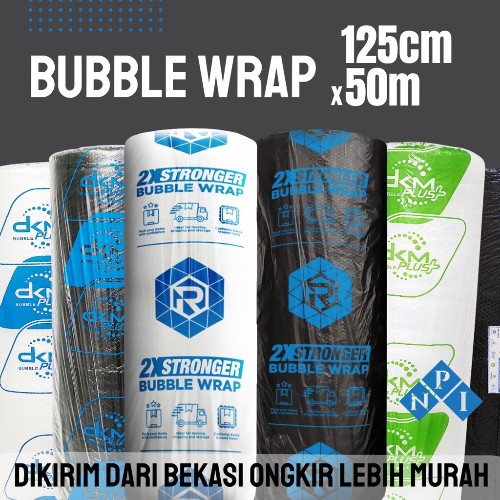 

Paling Baru(BISA COD)~ Plastik Bubble Wrap 50 Meter Bubblewrap DKM PLUS