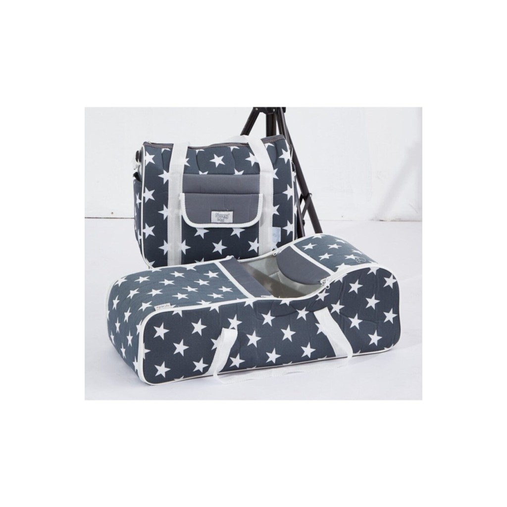 Baby Carrying Mother Baby Care Bag Double Set Carry Cot + Bag