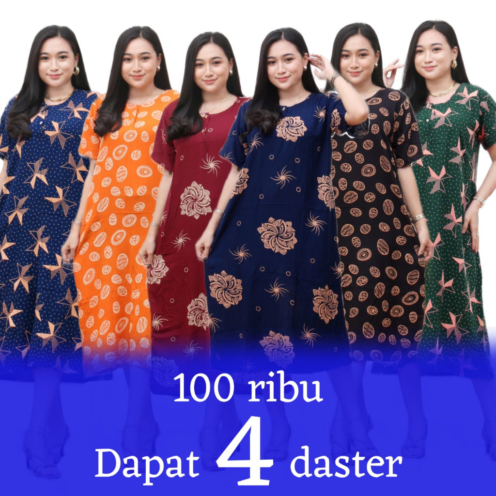 daster rayon murah busui kancing paket usaha