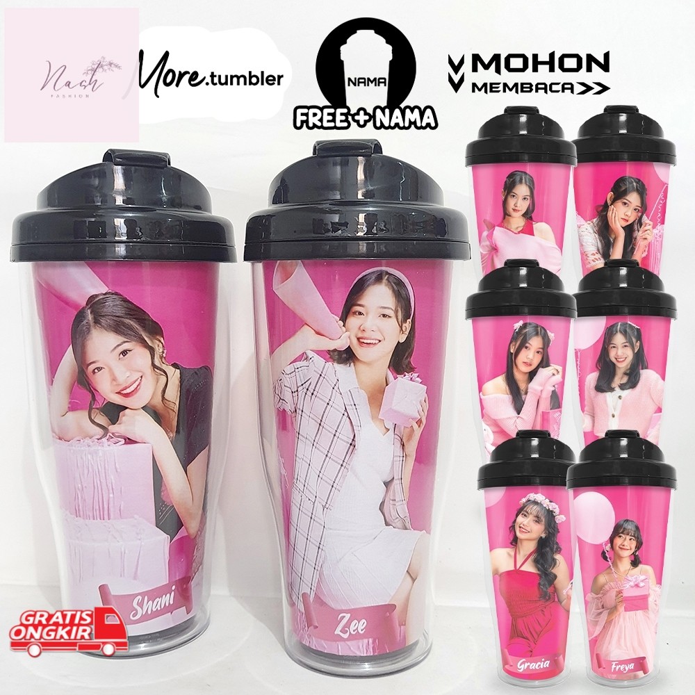 Tumbler Bagus Tumbler JKT48 / merchandise JKT 48 Botol minum / type P
