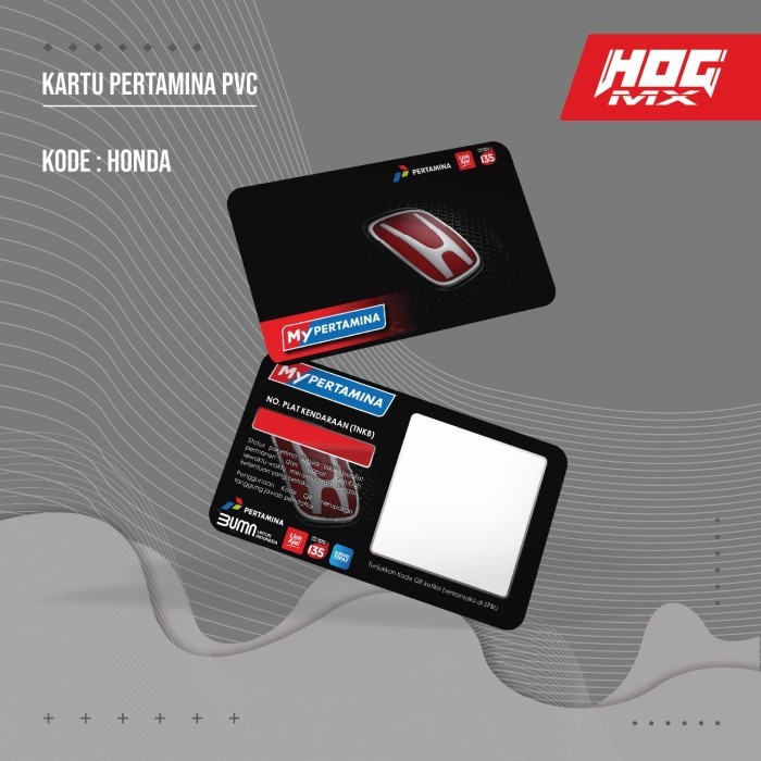

Cetak Kartu My Pertamina HONDA Custom Bahan PVC Print UV Awet Anti Air dan Tidak Luntur Kualitas Terbaik