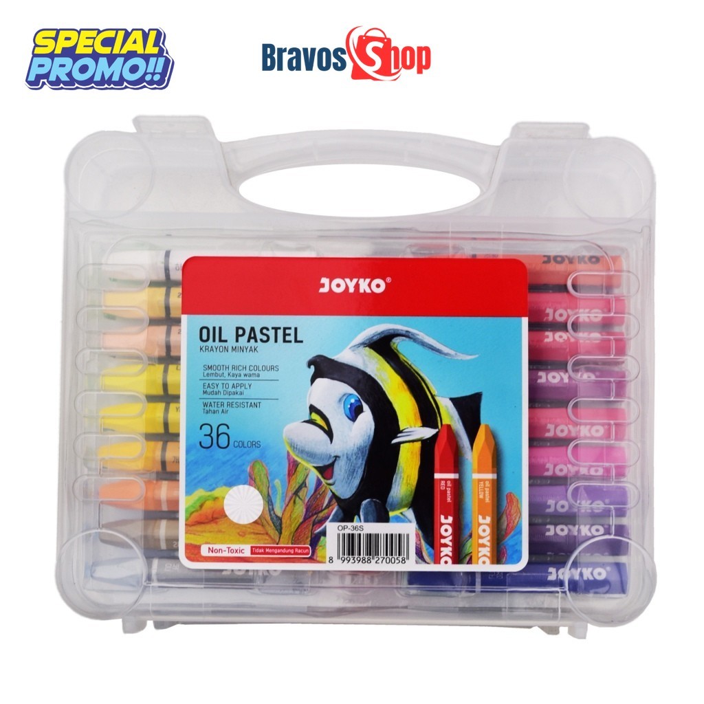 

KRAYON MINYAK JOYKO ISI 36 WARNA OP 36S