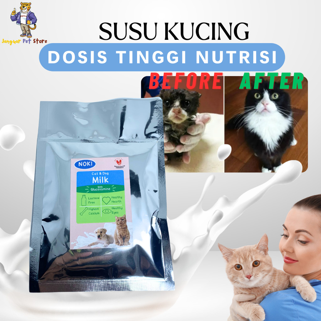 SUSU KUCING BAYI KITTEN BAYI BARU LAHIR DEWASA SUSU ANAK KUCING KITTEN CAT MILK
