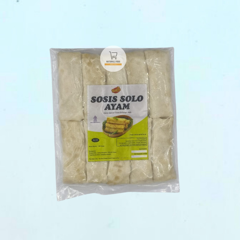 

NisoFood Sosis Solo Ayam Isi 10Pcs Frozen Halal Cemilan Beku