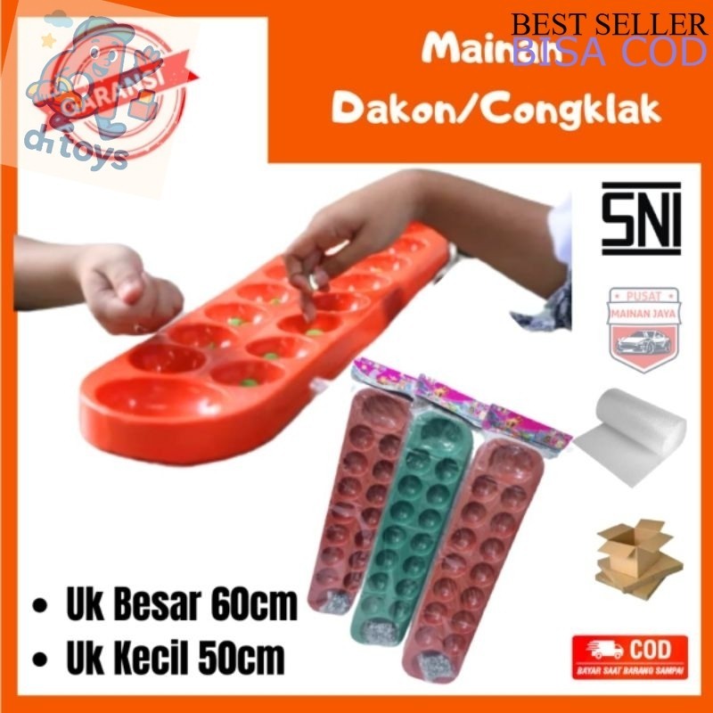 Dakon Congklak plastik mainan tradisional TERMURAH