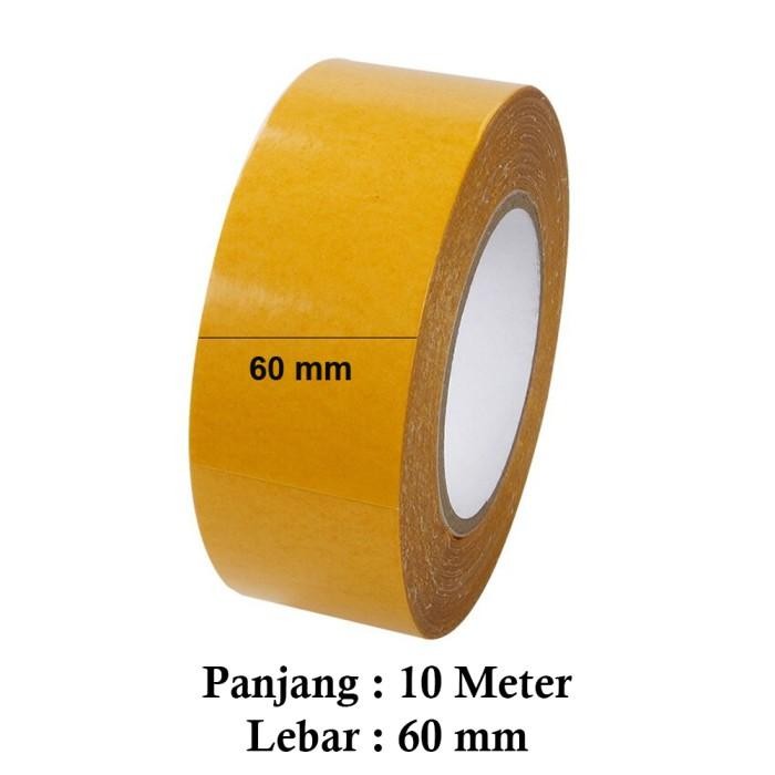 

[BERGARANSI] Harga Promo Double Tape Kain Super Kuat 20M Solatip Fiber Grid Perekat Dua Sisi Bolak Balik Tempel Serbaguna Tahan Cuaca - 60mm x 10M Berkualitas Paling Dicari