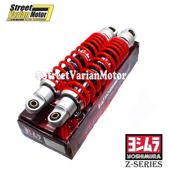 Shockbreaker / Shock Belakang Motor Bebek Z Series Yoshimura - 280mm, Merah