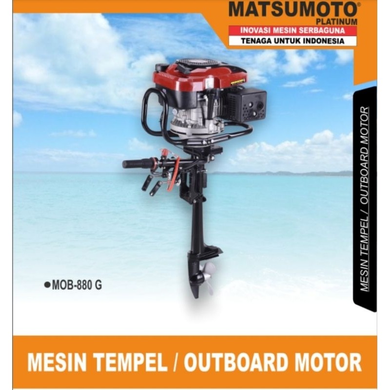 Terlaris Mesin Tempel 7.5 hp Matsumoto Mesin Tempel Outboard