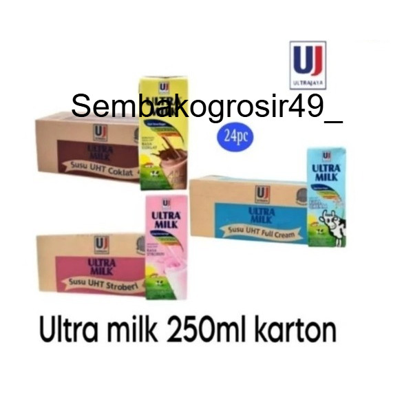 

SSG49 Susu Ultra Milk 250ml 1 Dus Isi 24Pcs