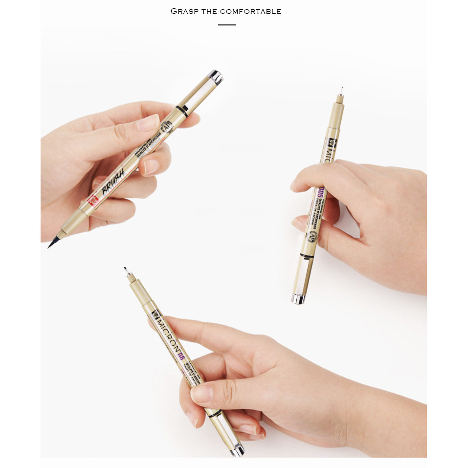 

Sakura Pigma Micron Pen Set of 11 Black Fineliner Markers for Sket ing Manga Comic Drawing Art Design Waterproof Pigment Ink